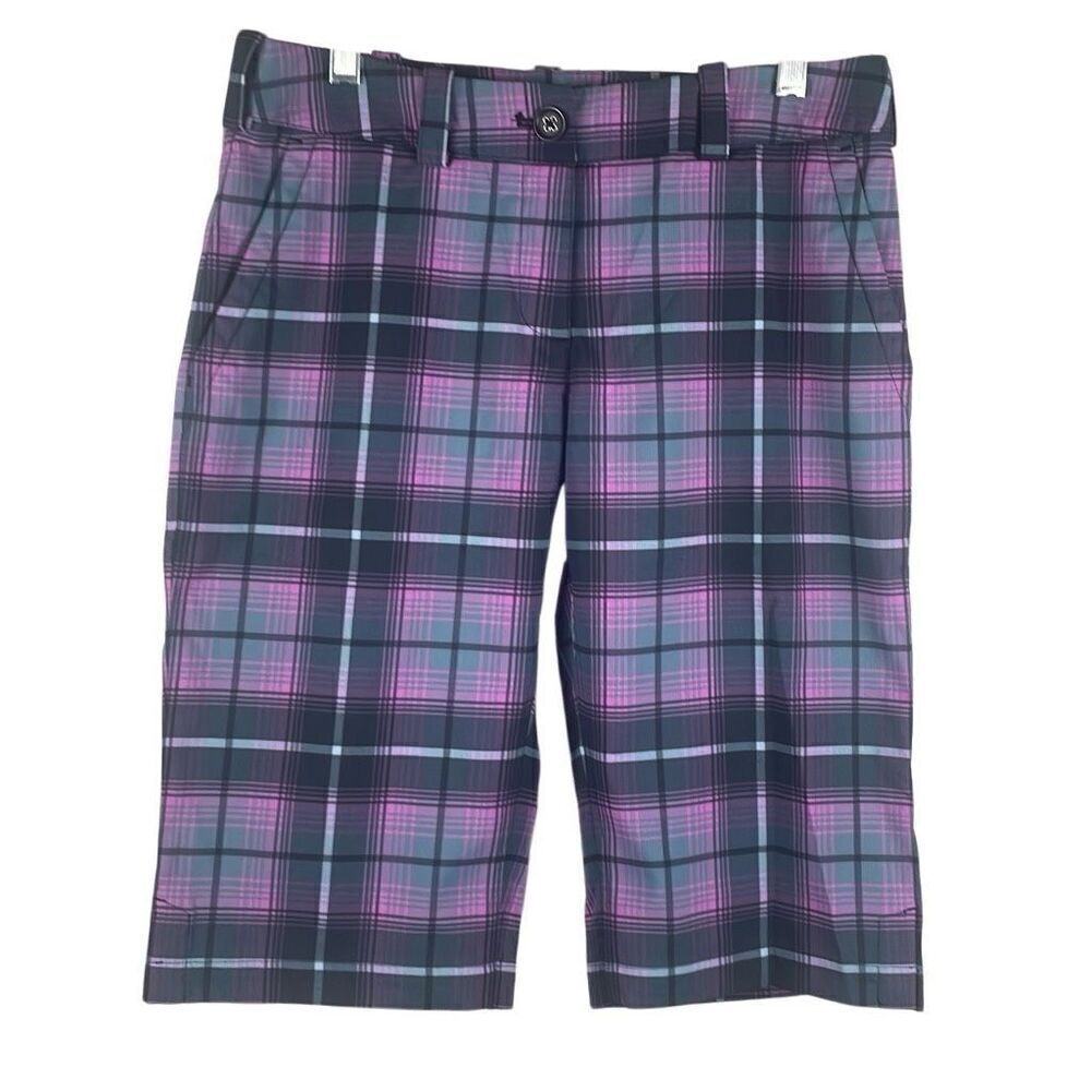 Nike Golf Tour Performance Plaid Bermuda Shorts 4